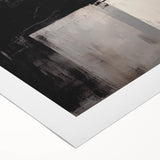 Dining Room Wall Art – Bold Red & Black Abstract Canvas