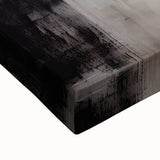 Dining Room Wall Art – Bold Red & Black Abstract Canvas