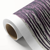 Abstract floral art print on rolled canvas showcasing vibrant colors and intricate patterns, perfect for modern home decor, elegantly packaged in a protective tube.