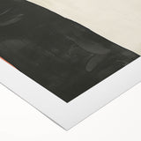 Abstract minimalist wall art on rolled canvas showcasing soft pastel colors and geometric shapes, ideal for modern home decor and artistic expression.