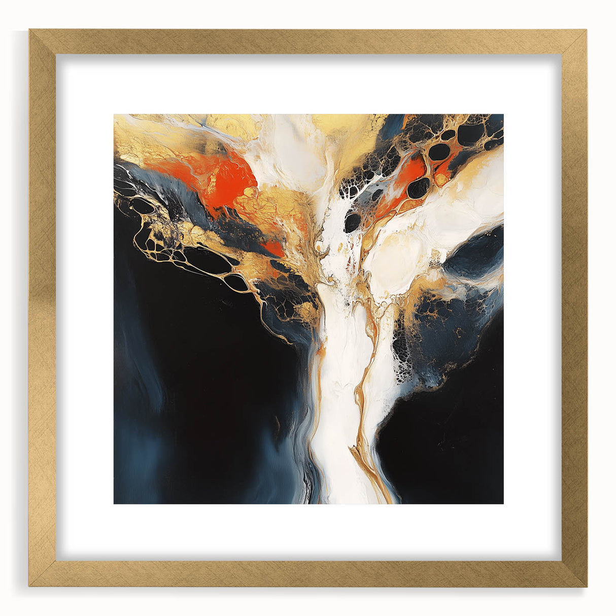 Geometric Abstract Wall Decor – Large Modern Minimalist Canvas Art
