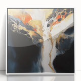 Geometric Abstract Wall Decor – Large Modern Minimalist Canvas Art