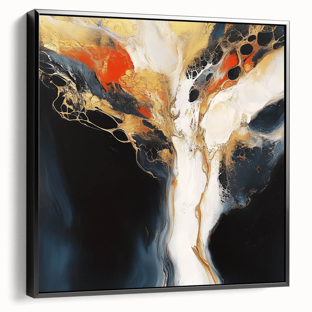 Geometric Abstract Wall Decor – Large Modern Minimalist Canvas Art