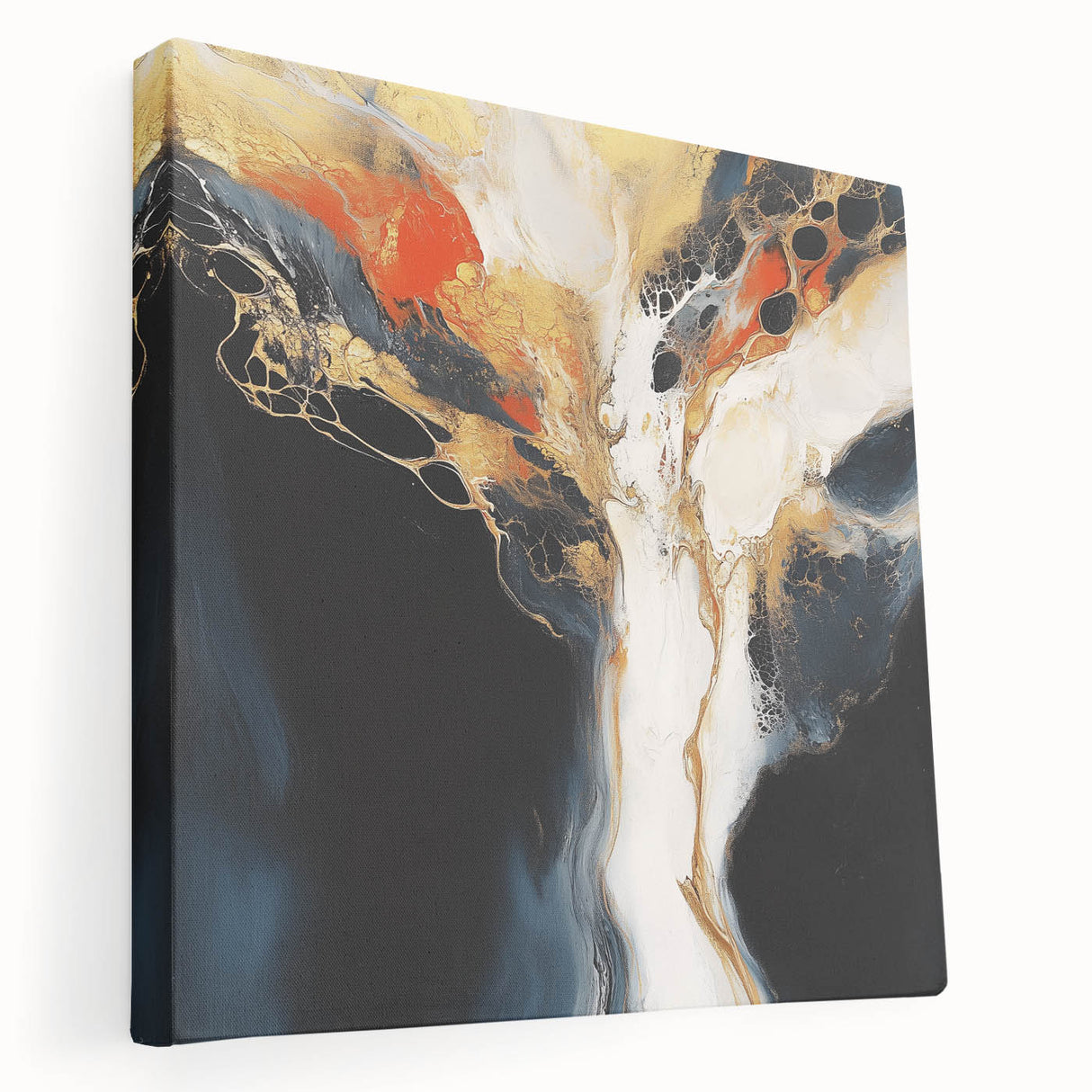 Geometric Abstract Wall Decor – Large Modern Minimalist Canvas Art