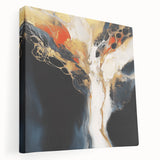 Geometric Abstract Wall Decor – Large Modern Minimalist Canvas Art