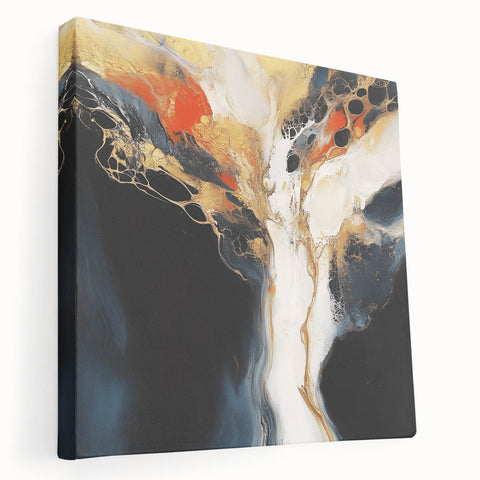 Geometric Abstract Wall Decor – Large Modern Minimalist Canvas Art