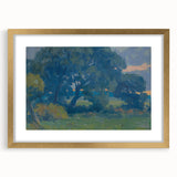 Impressionist Tree Landscape Wall Art - Csordák's Meadow with Trees Print