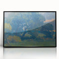 Impressionist Tree Landscape Wall Art - Csordák's Meadow with Trees Print