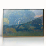 Impressionist Tree Landscape Wall Art - Csordák's Meadow with Trees Print