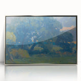 Impressionist Tree Landscape Wall Art - Csordák's Meadow with Trees Print