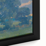 Impressionist Tree Landscape Wall Art - Csordák's Meadow with Trees Print