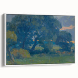 Impressionist Tree Landscape Wall Art - Csordák's Meadow with Trees Print