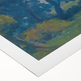 Impressionist Tree Landscape Wall Art - Csordák's Meadow with Trees Print