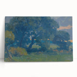 Impressionist Tree Landscape Wall Art - Csordák's Meadow with Trees Print