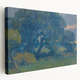 Impressionist Tree Landscape Wall Art - Csordák's Meadow with Trees Print