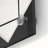 Minimalist Modern Art – Black and White Geometric Wall Art on Canvas