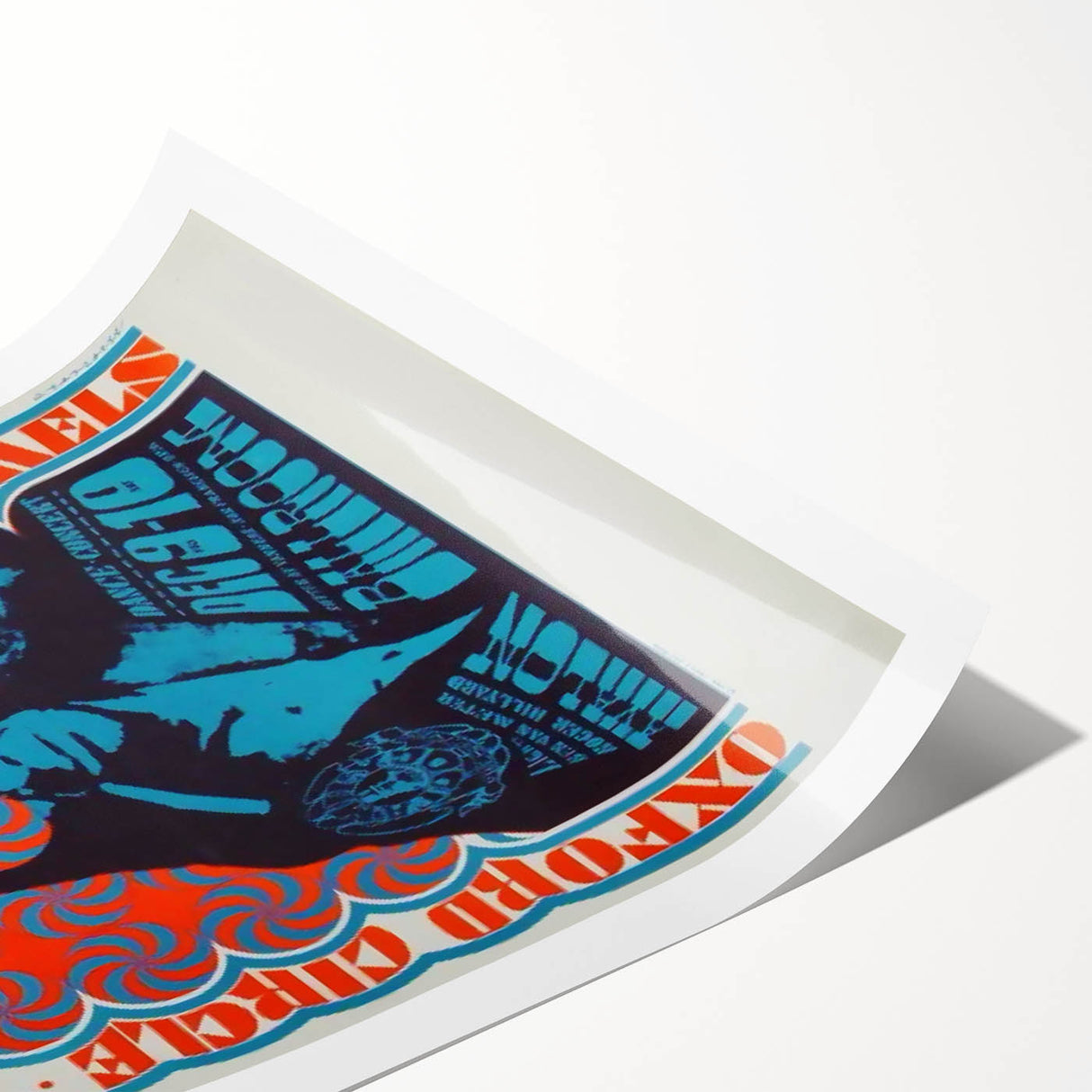 Oxford Circle Concert Poster - Retro Psychedelic Art for Collectors