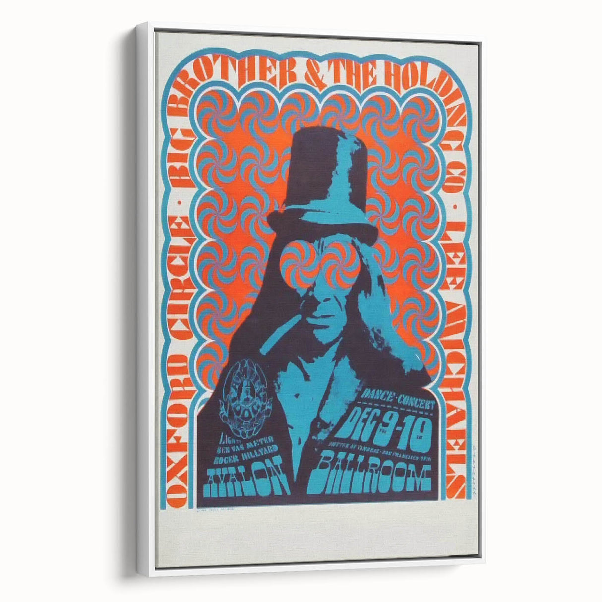 Oxford Circle Concert Poster - Retro Psychedelic Art for Collectors