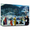Realism Art Prints: "Love of Winter" by George Bellows - Winter Scene Canvas