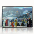 Realism Art Prints: "Love of Winter" by George Bellows - Winter Scene Canvas