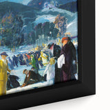 Realism Art Prints: "Love of Winter" by George Bellows - Winter Scene Canvas