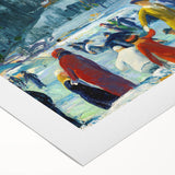 Realism Art Prints: "Love of Winter" by George Bellows - Winter Scene Canvas