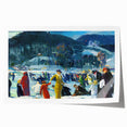 Realism Art Prints: "Love of Winter" by George Bellows - Winter Scene Canvas