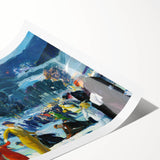 Realism Art Prints: "Love of Winter" by George Bellows - Winter Scene Canvas