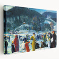 Realism Art Prints: "Love of Winter" by George Bellows - Winter Scene Canvas