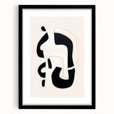 Framed Dining Room Prints – Minimalist Black & White Artwork