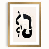 Framed Dining Room Prints – Minimalist Black & White Artwork