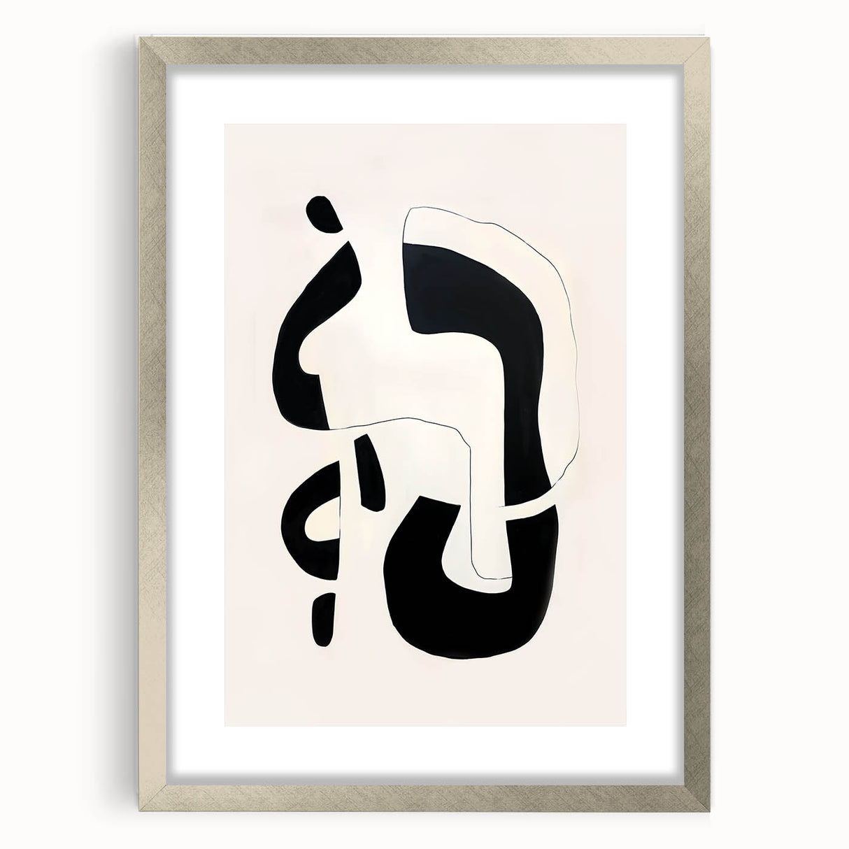 Framed Dining Room Prints – Minimalist Black & White Artwork