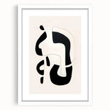 Framed Dining Room Prints – Minimalist Black & White Artwork