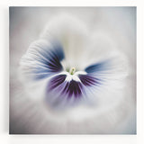 Elegant Purple Floral Living Room Wall Art – Framed Canvas Print