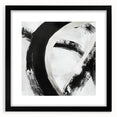 Minimalist Abstract Wall Art – Bold Black and White Canvas Print