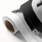 Minimalist Abstract Wall Art – Bold Black and White Canvas Print