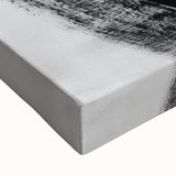 Minimalist Abstract Wall Art – Bold Black and White Canvas Print