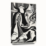 Expressionist Art: The Large Cow Lying Down | Bold Kirchner Print