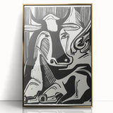Expressionist Art: The Large Cow Lying Down | Bold Kirchner Print