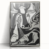 Expressionist Art: The Large Cow Lying Down | Bold Kirchner Print