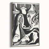 Expressionist Art: The Large Cow Lying Down | Bold Kirchner Print