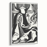 Expressionist Art: The Large Cow Lying Down | Bold Kirchner Print