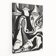 Expressionist Art: The Large Cow Lying Down | Bold Kirchner Print