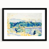 Impressionist Coastal Landscape Wall Art - Cross’ Mediterranean Scene Print