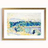 Impressionist Coastal Landscape Wall Art - Cross’ Mediterranean Scene Print
