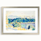 Impressionist Coastal Landscape Wall Art - Cross’ Mediterranean Scene Print