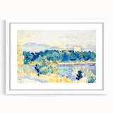 Impressionist Coastal Landscape Wall Art - Cross’ Mediterranean Scene Print