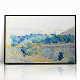 Impressionist Coastal Landscape Wall Art - Cross’ Mediterranean Scene Print