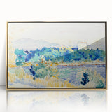 Impressionist Coastal Landscape Wall Art - Cross’ Mediterranean Scene Print