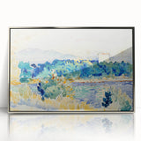 Impressionist Coastal Landscape Wall Art - Cross’ Mediterranean Scene Print